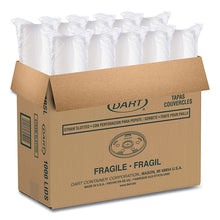 Dart Plastic Cold Cup Lids, Fits 10 oz Cups, Translucent, 100 Pack, 10 Packs/Carton (10SL)