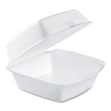 Dart Foam Hinged Lid Containers, 6 x 5.78 x 3, White, 500/Carton (60HT1)