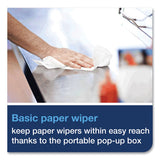 Tork® Basic Paper Wipers, 1-Ply, White, 6000 Wipers (192126)