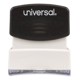 Universal Message Stamp, PAID, Pre-Inked One-Color, Red (UNV10062)
