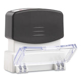 Universal Message Stamp, PAID, Pre-Inked One-Color, Red (UNV10062)