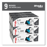 WypAll L40 Towels, POP-UP Box, 16.4 x 9.8, White, 100/Box, 9 Boxes/Carton (05790)