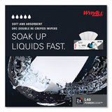 WypAll L40 Towels, POP-UP Box, 16.4 x 9.8, White, 100/Box, 9 Boxes/Carton (05790)
