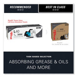 WypAll L40 Towels, POP-UP Box, 16.4 x 9.8, White, 100/Box, 9 Boxes/Carton (05790)