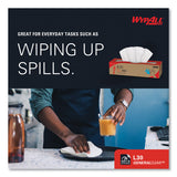 WypAll L30 Towels, POP-UP Box, 16.4 x 9.8, White, 100/Box, 8 Boxes/Carton (05800)