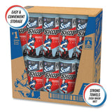 Scott Shop Towels, Standard Roll, 1-Ply, 9.4 x 11, Blue, 55/Roll, 30 Rolls/Carton (75130)