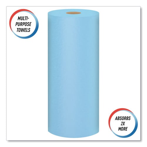 Scott Shop Towels, Standard Roll, 1-Ply, 9.4 x 11, Blue, 55/Roll, 30 Rolls/Carton (75130)