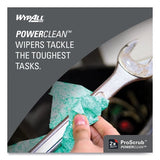 WypAll Power Clean ProScrub Pre-Saturated Wipes, 9.5 x 12, Citrus Scent, Green, 75/Bucket, 6 Buckets/Carton (91371CT)
