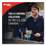 WypAll Power Clean ProScrub Pre-Saturated Wipes, 9.5 x 12, Citrus Scent, Green, 75/Bucket, 6 Buckets/Carton (91371CT)