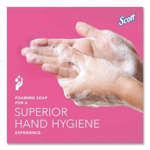Scott Pro Foam Skin Cleanser with Moisturizers Refill, Light Floral, 1,000 mL, 6/Carton (91552CT)