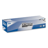 Kimtech Kimwipes Delicate Task Wipers, 2-Ply, 14.7 x 16.6, Unscented, White, 92/Box, 15 Boxes/Carton (34721)