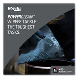 WypAll Power Clean X80 Heavy Duty Cloths, 11.1 x 16.8, Blue, 160 Wipers/Carton (41041)