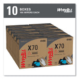 WypAll X70 Cloths, POP-UP Box, 9.13 x 16.8, White, 100/Box, 10 Boxes/Carton (41455)