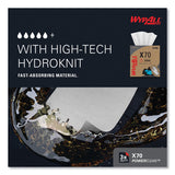 WypAll X70 Cloths, POP-UP Box, 9.13 x 16.8, White, 100/Box, 10 Boxes/Carton (41455)