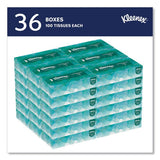 Kleenex White Facial Tissue for Business, 2-Ply, White, Pop-Up Box, 100 Sheets/Box, 36 Boxes/Carton (21400)