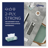 Kleenex Naturals Facial Tissue for Business, Flat Box, 2-Ply, White, 125 Sheets/Box (21601BX)