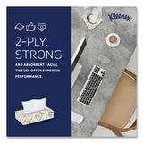 Kleenex White Facial Tissue for Business, 2-Ply, White, Pop-Up Box, 125 Sheets/Box, 48 Boxes/Carton (21606CT)