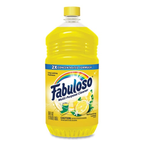 Fabuloso® Multi-Use Cleaner, Lemon Scent, 56 oz, 6 Bottles (MX06157CT)