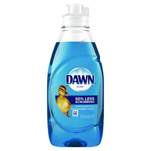 Ultra Liquid Dish Detergent, Dawn Original, 5.8 oz Bottle, 18/Carton (10926)