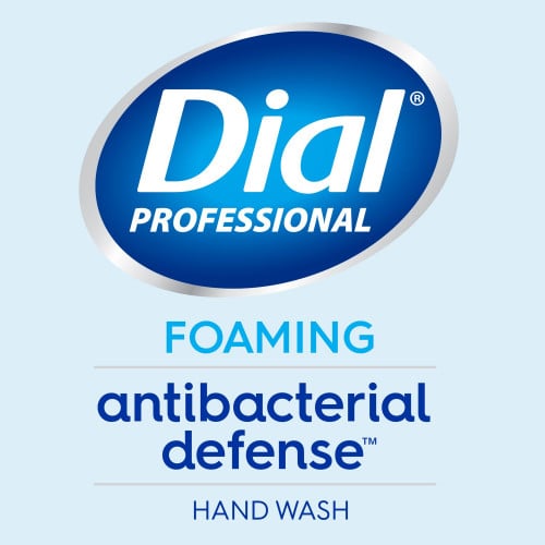 Dial Antibacterial Foaming Hand Wash Refill, Spring Water Scent, 1 gal, 4/Carton (35458)