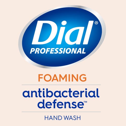 Dial Antibacterial Foaming Hand Wash Refill, Plus Aloe, Original Scent, 1 gal, 4/Carton (35452)
