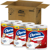 Charmin Toilet Paper Ultra Strong Clean Touch, 18 Family Mega XL Rolls = 126 Regular Rolls