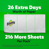 Bounty Quick-Size Paper Towels, White, 12 Family Triple Rolls = 40 Regular Rolls