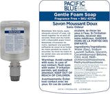 Georgia-Pacific (5305714) Pacific Blue Ultra Manual Push Soap Dispenser with Gentle Foam Hand Soap Refill Starter Kit