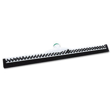 Unger Sanitary Brush with Squeegee, Black Polypropylene Bristles, 22" Brush (PB55A)