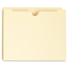 Universal Deluxe Manila File Jackets with Reinforced Tabs, Straight Tab, Letter Size, Manila, 50/Box (UNV73700)