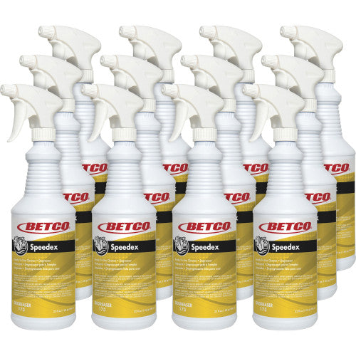 Betco Speedex Degreaser, Mint, 32 oz Spray Bottle, 12/Carton (1731200)