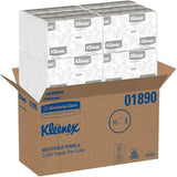 Kleenex® Multifold Paper Towels, 1-Ply, White, 2400 Towels (01890)