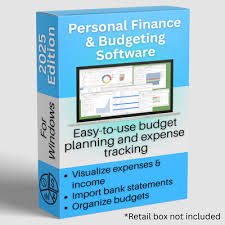 Finance & Budgeting Software on USB – Expense Tracking, Bank Import, Easy Setup