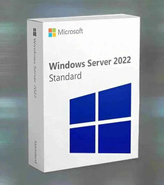 Microsoft Windows Server 2022 STANDARD 24 Core License + 10 CALs - NEW Retail