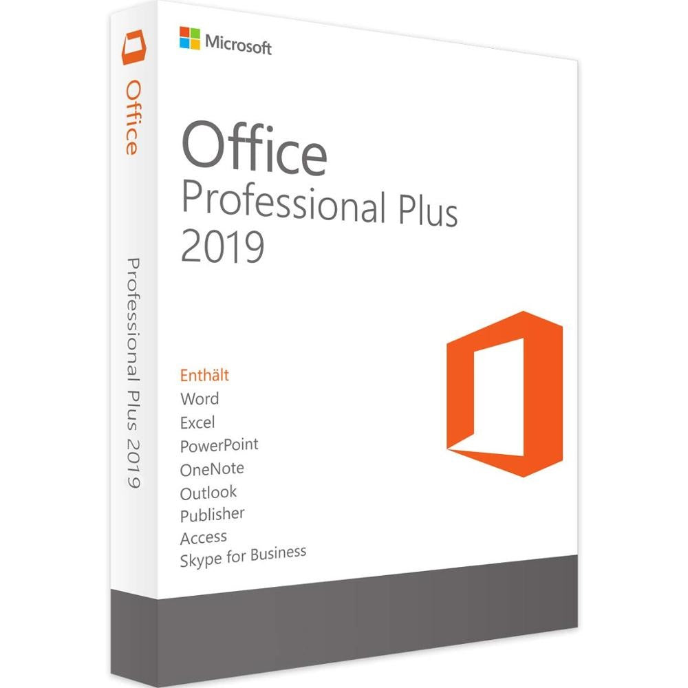 Microsoft Office Pro Plus 2019 Lifetime Program 1 PC genuine Retail