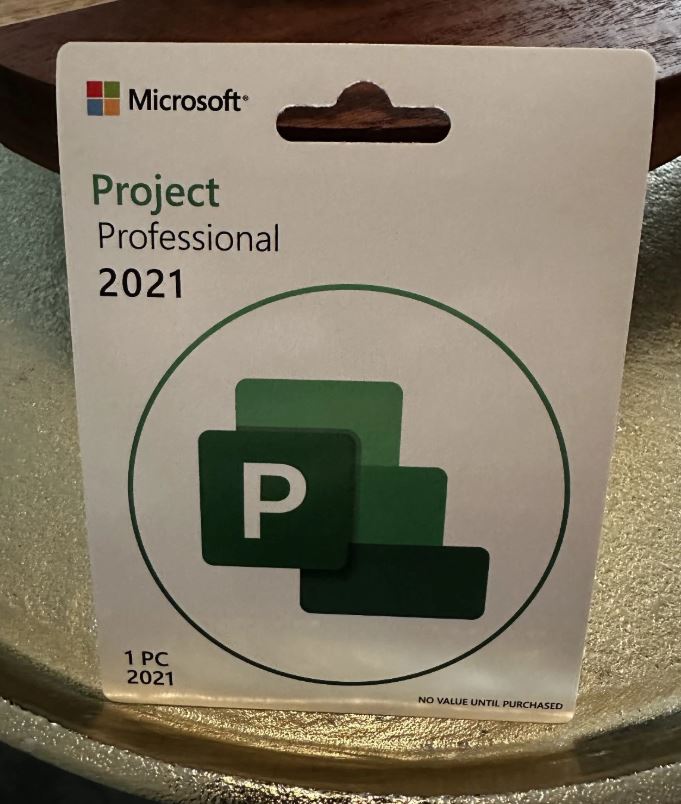 Microsoft Project Professional 2021 Genuine 1 PC Retail sealed card