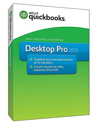 Intuit QuickBooks Desktop Pro 2019 Software (1 User)