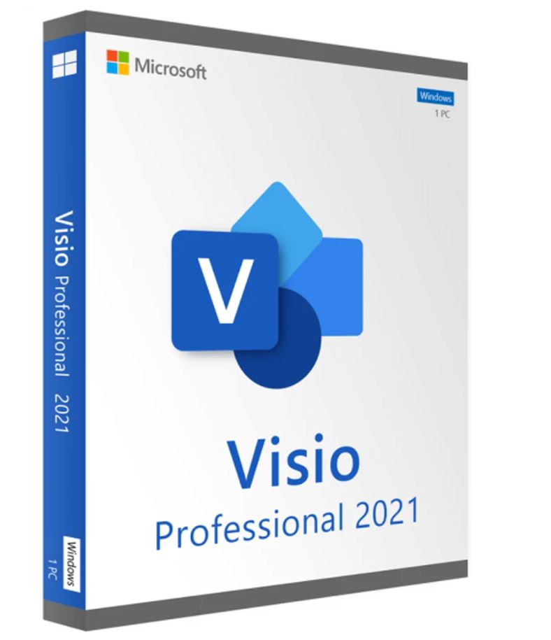 Microsoft Visio 2021 professional Sealed Card 1 User Retail New