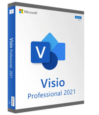 Microsoft Visio 2021 professional Sealed Card 1 User Retail New