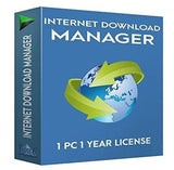 Internet Download Manager (IDM) 1PC License - 1 Year License