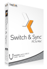 Laplink Software SWITCH & SYNC for PC to Mac