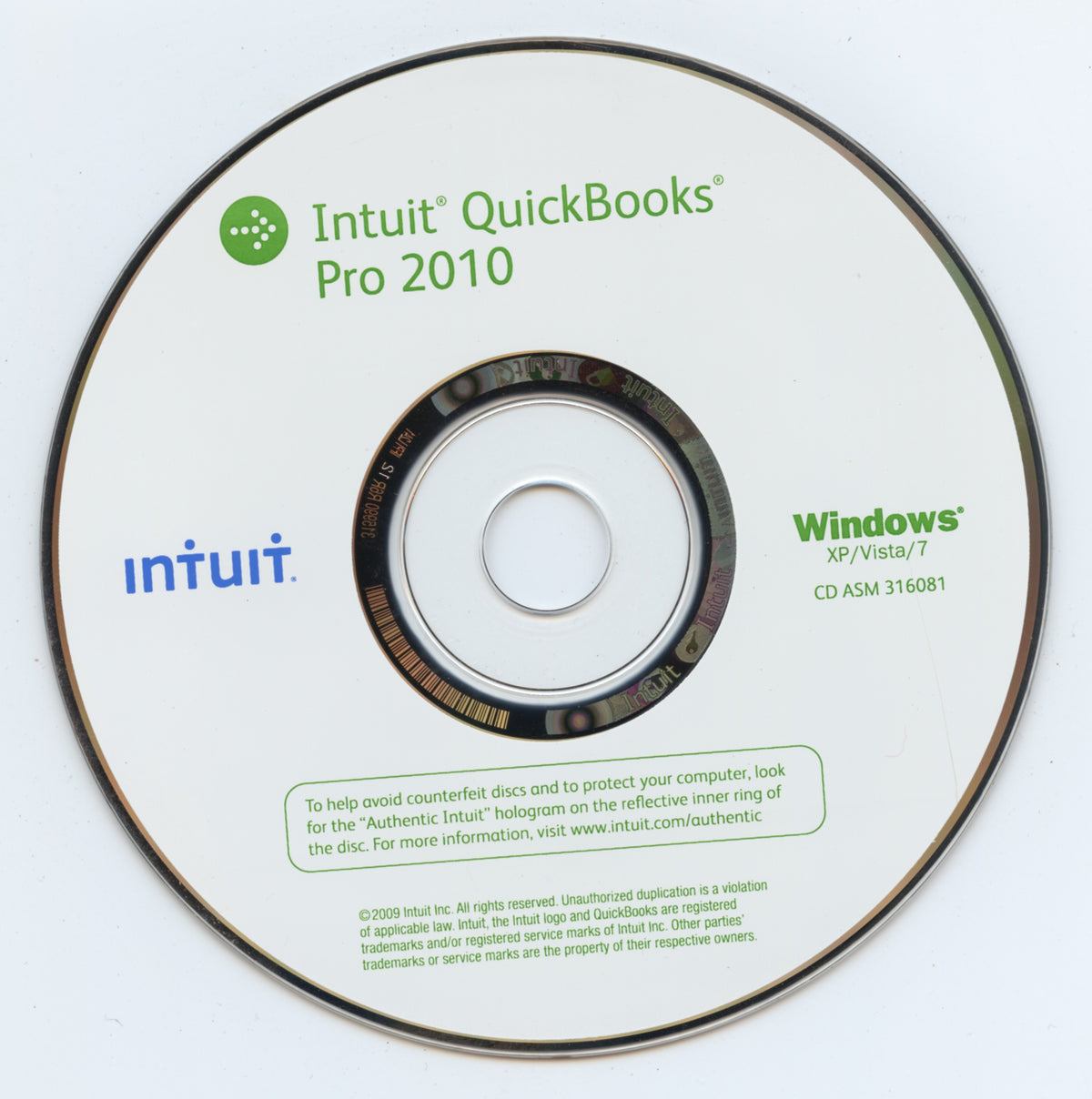 INTUIT QUICKBOOKS PRO 2010 FOR WINDOWS FULL RETAIL US VERSION