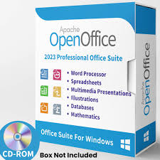 Open Office 2023 | Word Processor, Slide Show, Spreadsheet Software Suite | CD