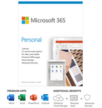 Microsoft 365 Personal (OneDrive, Word, Excel) (U.S.)