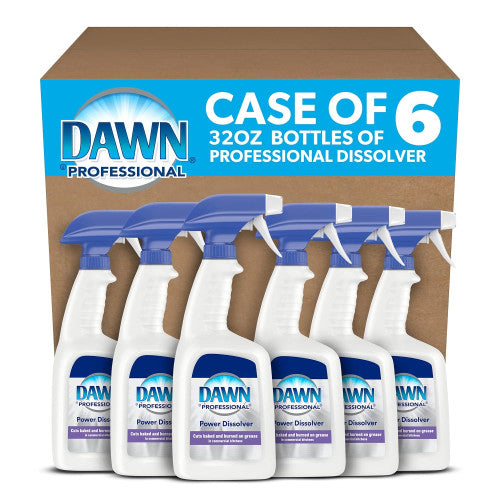 Dawn Liquid Ready-To-Use Grease Fighting Power Dissolver Spray, 32 oz Trigger On Spray Bottle, 6/Carton (75330)