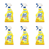 Lysol® All-Purpose Disinfectant Cleaner, Lemon Scent, 32 oz., 6 Spray Bottles (75352EA-6)