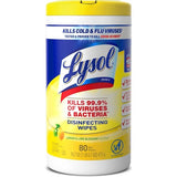 Lysol® Disinfecting Wipes, Lemon & Lime Blossom, 80 Wipes (77182EA)
