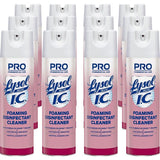 Lysol Foaming Disinfectant Cleaner, 24 oz Aerosol Spray, 12/Carton (95524CT)