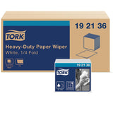 Tork® Heavy-Duty Paper Wiper, 1/4 Fold, 896 Wipers (192136)