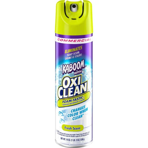 Kaboom Foam-Tastic Bathroom Cleaner Ready-To-Use - 19 oz (1.19 lb) - Fresh Scent - Residue-free, Fast Acting, Non-staining, CFC-free - 1 Each (5703700071)
